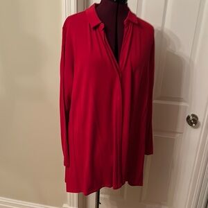Elegant Red Women's Top